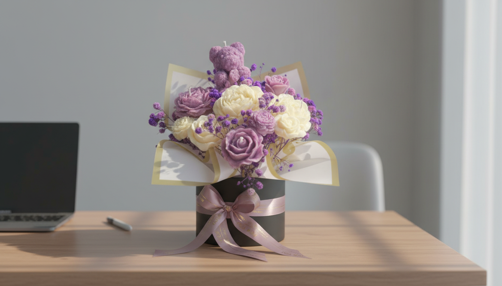 Empower Bloom – Candle Bouquet for International Women’s Day