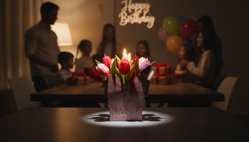 EverBloom Tulip Candle Bouquet