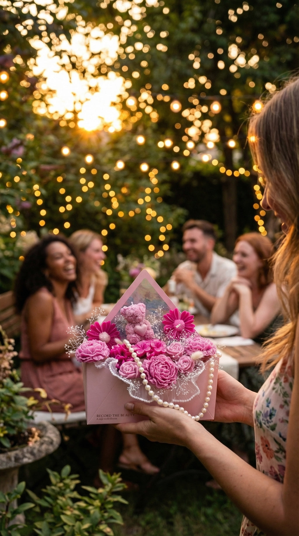 Bloom Love Letter – Floral Candle Gift