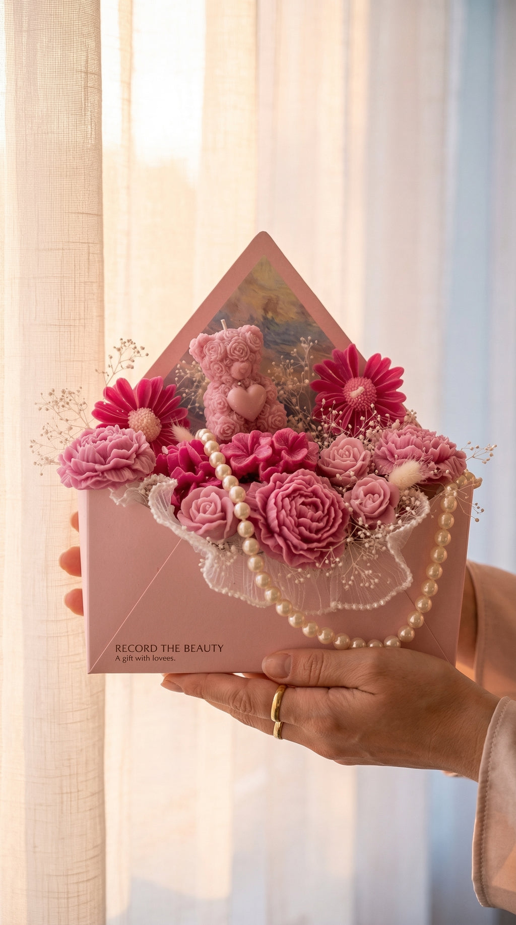 Bloom Love Letter – Floral Candle Gift