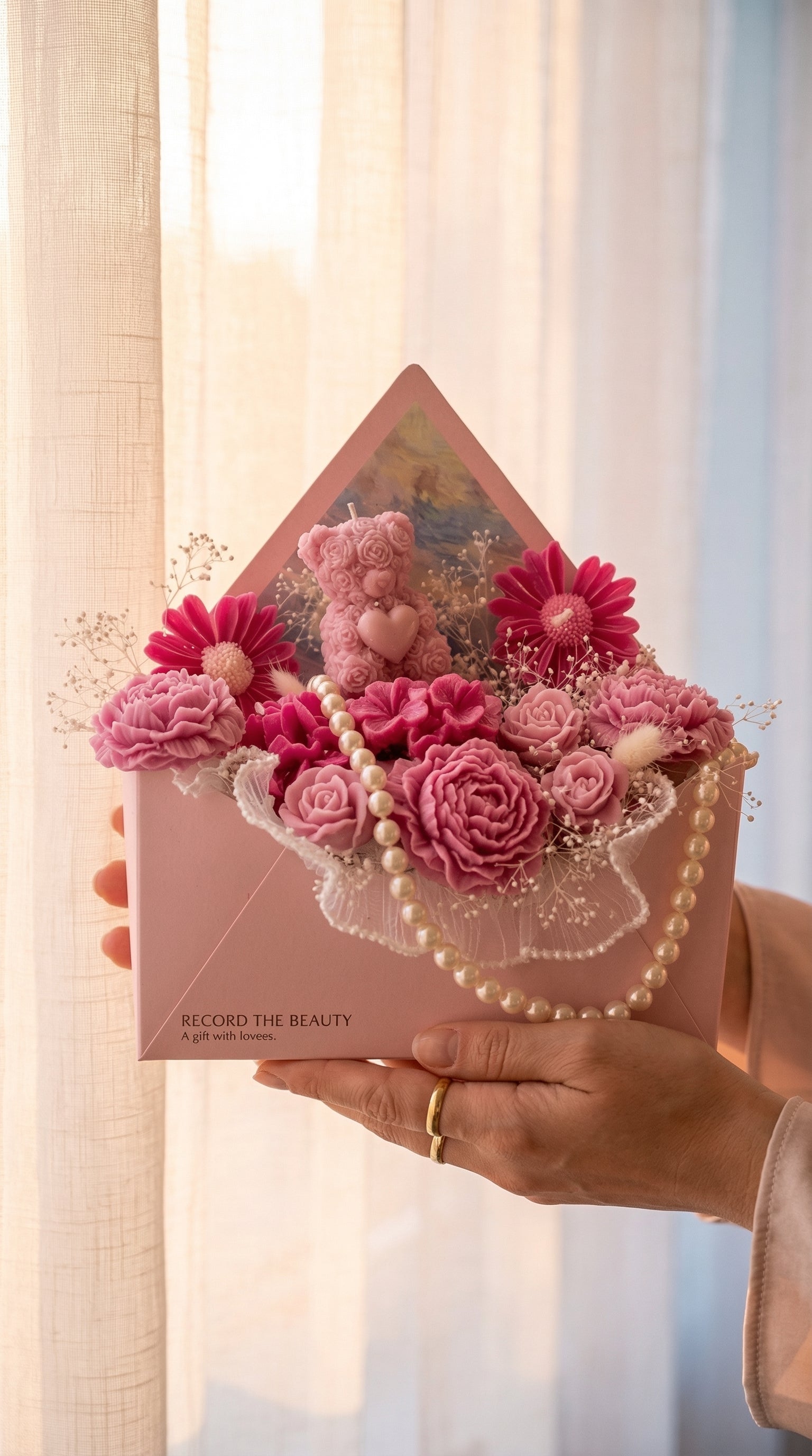 Bloom Love Letter – Floral Candle Gift