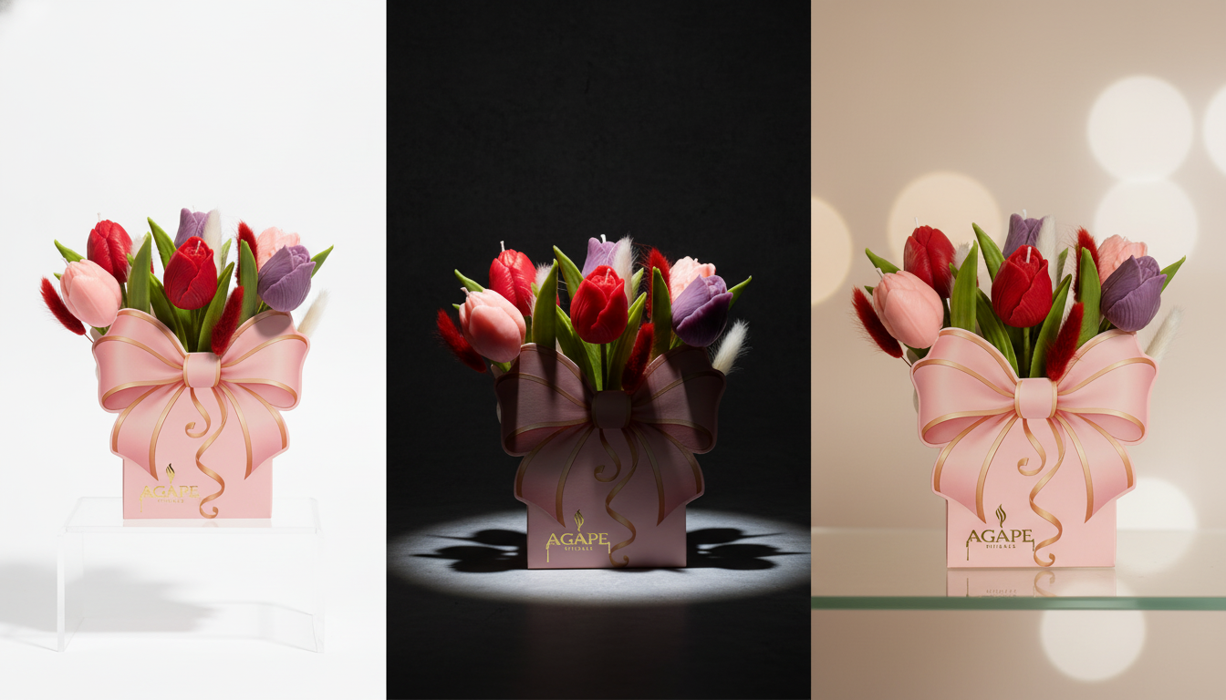 EverBloom Tulip Candle Bouquet