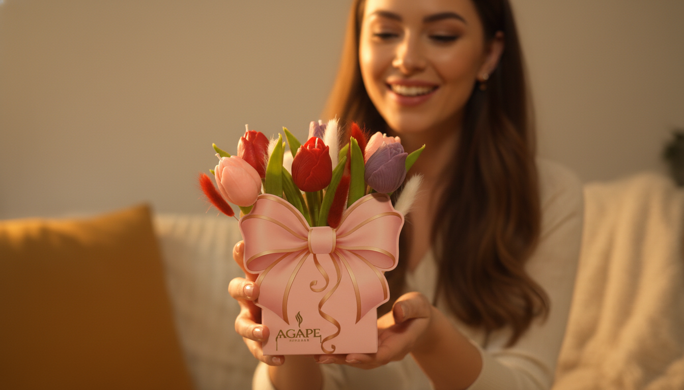 EverBloom Tulip Candle Bouquet